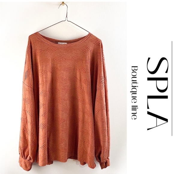 SPLA Terracotta Aztec Top - Picture 2 of 4